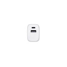 Adaptador de corriente con doble puerto USB-C y USB-A