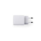 Adaptador de corriente con doble puerto USB-C y USB-A