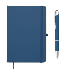 Libreta A5 de Pu Reciclado con bolígrafo 2