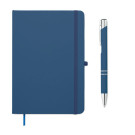 Libreta A5 de Pu Reciclado con bolígrafo