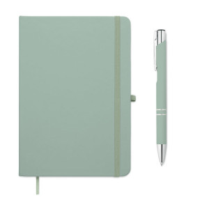 Libreta A5 de Pu Reciclado con bolígrafo