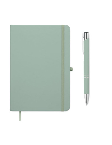 Libreta A5 de Pu Reciclado con bolígrafo
