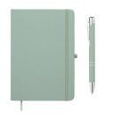 Libreta A5 de Pu Reciclado con bolígrafo