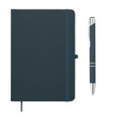 Libreta A5 de Pu Reciclado con bolígrafo