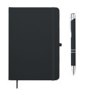 Libreta A5 de Pu Reciclado con bolígrafo