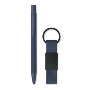 Set de bolígrafo de aluminio reciclado y Llavero 2