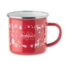 Taza de Navidad de metal 300 ml