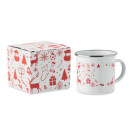 Taza de Navidad de metal 300 ml
