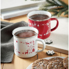 Taza de Navidad de metal 300 ml