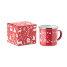 Taza de Navidad de metal 300 ml