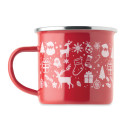Taza de Navidad de metal 300 ml