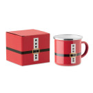 Taza metálica de Papá Noel de 300 ml