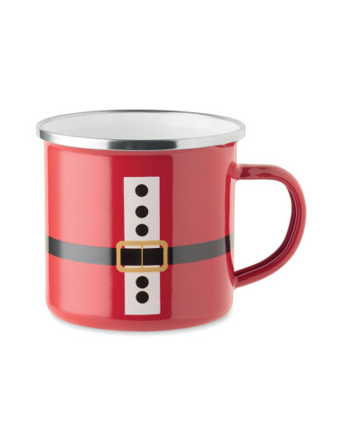 Taza metálica de Papá Noel de 300 ml