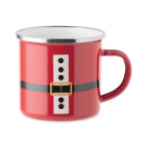 Taza metálica de Papá Noel de 300 ml
