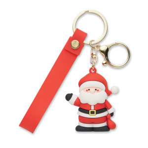 Llavero y colgante con figura de Papá Noel