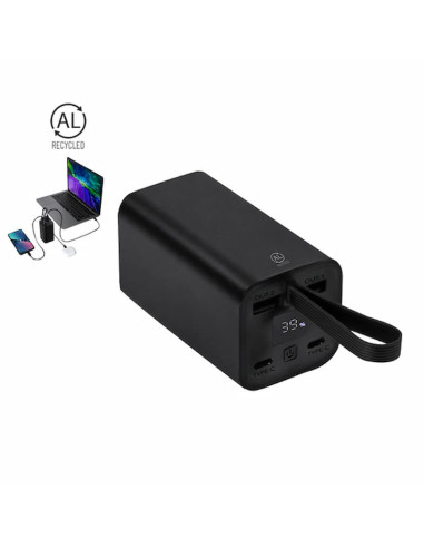 Power bank de 20000 mAh en aluminio reciclado