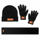 Set de invierno con gorro, bufanda y guantes