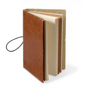 Pack de 2 libretas A5 de cartón con funda de PU 2