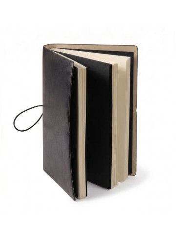 Pack de 2 libretas A5 de cartón con funda de PU