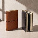 Pack de 2 libretas A5 de cartón con funda de PU