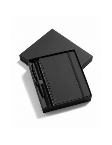 Set de libreta A5 y bolígrafo hexagonal
