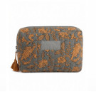 Neceser acolchado con estampado floral