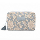 Neceser acolchado con estampado floral