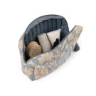 Neceser acolchado con estampado floral