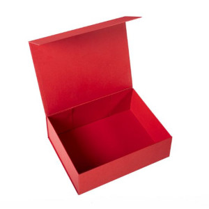Caja de presentación de cartón con cierre magnético