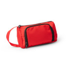 Neceser de RPET con asa y bolsillo frontal