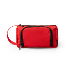 Neceser de RPET con asa y bolsillo frontal