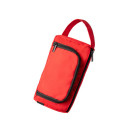 Neceser de RPET con asa y bolsillo frontal