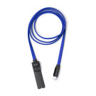 Cable cargador USB C de nylon reciclado con soporte