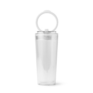 Vaso térmico translúcidocon dosificador con pajita 670 ml 2