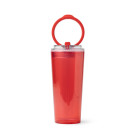 Vaso térmico translúcidocon dosificador con pajita 670 ml