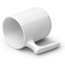 Taza de cerámica para sublimación con asa ergonómica 350 ml