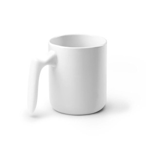 Taza de cerámica para sublimación con asa ergonómica 350 ml