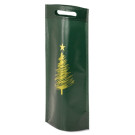 Bolsa de regalo navideña de non woven para botella
