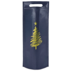 Bolsa de regalo navideña de non woven para botella 2