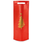 Bolsa de regalo navideña de non woven para botella
