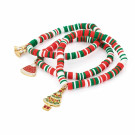 Pack de 10 pulseras navideñas