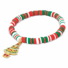 Pack de 10 pulseras navideñas