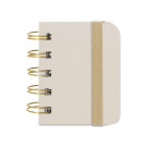 Mini cuaderno de bolsillo con banda elástica
