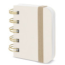 Mini cuaderno de bolsillo con banda elástica