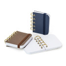 Mini cuaderno de bolsillo con banda elástica