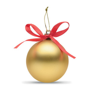 Bola de Navidad con lazo