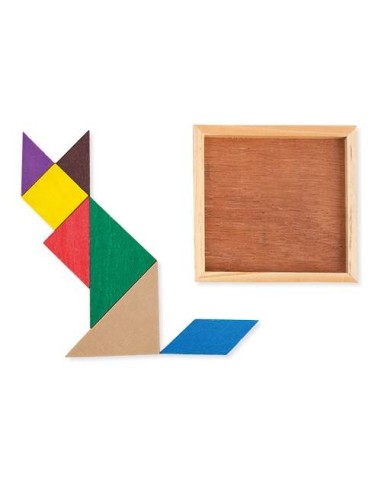 Tangram madera para niños | Tangram