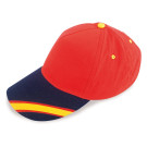 Gorra con bandera nacional