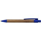 Bolígrafo de bambú con clip