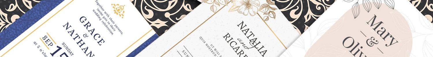Invitaciones de boda personalizadas para invitados